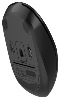 Мышь A4Tech Fstyler FB12 черный оптическая (1200dpi) беспроводная BT/Radio USB (3but) от магазина РЭССИ