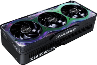 Видеокарта Palit PCI-E RTX5090 GAMEROCK OC NVIDIA GeForce RTX 5090 32Gb 512bit GDDR7 2017/28000 HDMIx1 DPx3 HDCP Ret от магазина РЭССИ