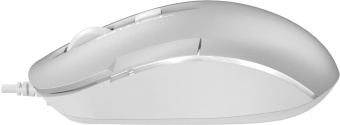 Мышь A4Tech Fstyler FM26S серебристый/белый оптическая (1600dpi) silent USB для ноутбука (4but) от магазина РЭССИ