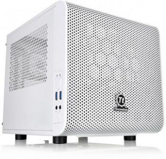 Корпус Thermaltake Core V1 Snow белый без БП miniITX 1x200mm 2xUSB3.0 audio bott PSU от магазина РЭССИ