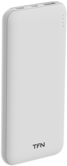 Мобильный аккумулятор TFN Ultra Power PB-222 10000mAh 3A белый (TFN-PB-222-WH) от магазина РЭССИ