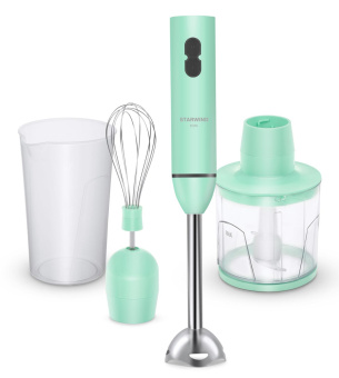 Блендер погружной Starwind SBP1113c 750Вт белый/зеленый от магазина РЭССИ