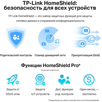 Роутер беспроводной TP-Link Archer Air R5 AX3000 10/100/1000BASE-TX белый от магазина РЭССИ