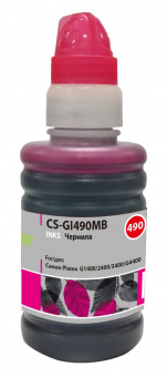 Чернила Cactus CS-GI490MB GI-490 пурпурный 100мл для Canon Pixma G1400/G2400/G3400 от магазина РЭССИ