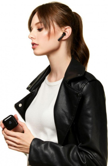 Гарнитура вкладыши uBear Vibe черный беспроводные bluetooth в ушной раковине (TW03BL01-BD) от магазина РЭССИ