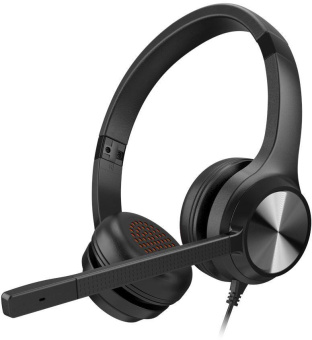 Наушники с микрофоном Creative CHAT черный 2.1м накладные оголовье (51EF0970AA000) от магазина РЭССИ