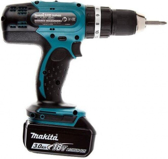 Дрель-шуруповерт Makita DHP453RFE аккум. патрон:быстрозажимной (кейс в комплекте) от магазина РЭССИ