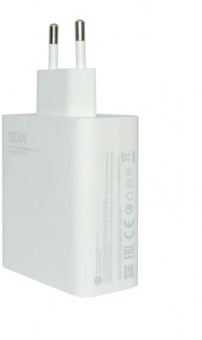 Сетевое зар./устр. Xiaomi 120W Charging Combo (Type-A) EU 6A (PD) USB универсальное белый (BHR6034EU) от магазина РЭССИ