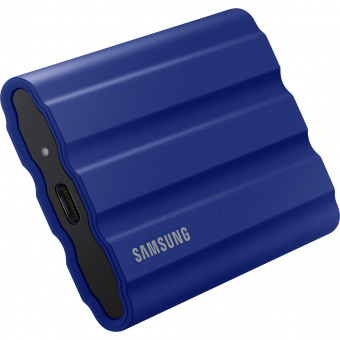 Накопитель SSD Samsung Original USB-C 1Tb MU-PE1T0R/WW Shield T7 1.8" синий от магазина РЭССИ