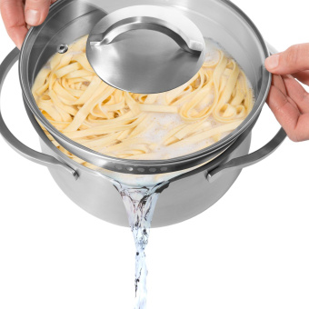 Кастрюля Polaris Solid-20C 3.5л. d=20см (с крышкой) серебристый (15132) от магазина РЭССИ