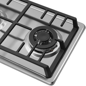 Газовая варочная поверхность Maunfeld EGHS.32.73CS/G нержавеющая сталь от магазина РЭССИ