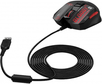 Мышь A4Tech Bloody W60 Max Mini черный оптическая (12000dpi) USB (9but) от магазина РЭССИ