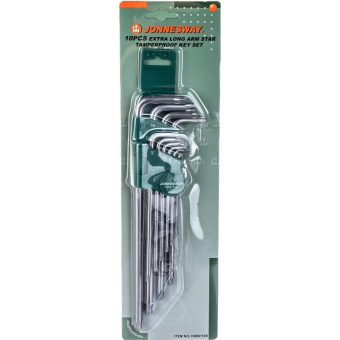 Комплект угловых ключей с центрированным штифтом EXTRA LONG TORX Jonnesway H08S110S от магазина РЭССИ