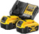Картинка Батарея аккумуляторная DeWalt DCB1104P2 18В 5Ач Li-Ion (З/У в компл.) от магазина РЭССИ Батарея аккумуляторная DeWalt DCB1104P2 18В 5Ач Li-Ion (З/У в компл.) от магазина РЭССИ