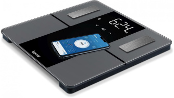 Весы напольные электронные Beurer BF 500 Super Black Edition макс.180кг черный от магазина РЭССИ