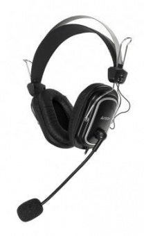 Наушники с микрофоном A4Tech HS-50 черный 2.5м мониторные оголовье от магазина РЭССИ