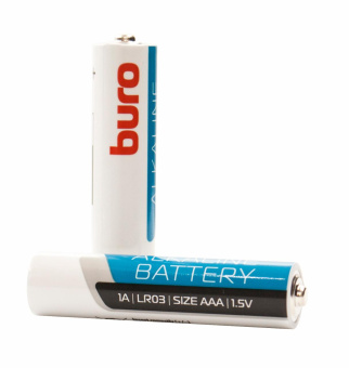 Батарея Buro Alkaline LR03 AAA (10шт) коробка от магазина РЭССИ