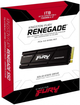 Накопитель SSD Kingston PCI-E 4.0 x4 1Tb SFYRSK/1000G Fury Renegade M.2 2280 от магазина РЭССИ