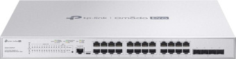 Коммутатор TP-Link Omada Pro S5500-24GP4XF (L2+) 24x1Гбит/с 4xКомбо(10GBase-T/SFP+) 4SFP+ 24PoE+ 384W управляемый от магазина РЭССИ