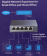Картинка TP-Link TL-SG105 5-port Desktop Gigabit Switch, 5 10/100/1000M RJ45 ports, metal case от магазина РЭССИ TP-Link TL-SG105 5-port Desktop Gigabit Switch, 5 10/100/1000M RJ45 ports, metal case от магазина РЭССИ