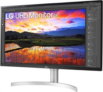 Монитор LG 31.5" 32UN650-W белый IPS LED 16:9 HDMI M/M матовая HAS 350cd 178гр/178гр 3840x2160 DP 4K 8.2кг от магазина РЭССИ