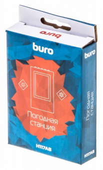Погодная станция Buro H117AB серебристый/черный от магазина РЭССИ