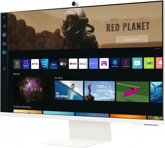 Монитор Samsung 32" M8 LS32BM801UIXCI белый VA LED 16:9 HDMI M/M TV матовая HAS 400cd 178гр/178гр 3840x2160 4K USB 6.7кг от магазина РЭССИ