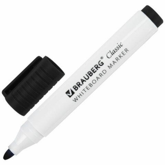 Стираемые маркеры для белой доски BRAUBERG CLASSIC набор 4 цвета 3 мм с клипом 152117 от магазина РЭССИ