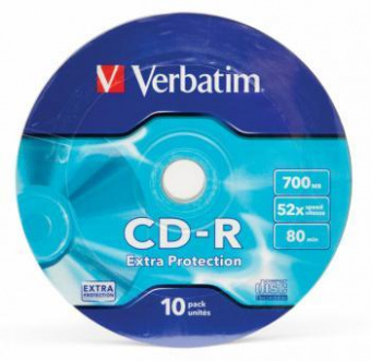 Диск CD-R Verbatim 700Mb 52x bulk (10шт) (43725) от магазина РЭССИ