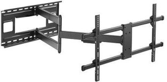 Кронштейн для телевизора Ultramounts UM915 черный 37"-75" макс.50кг настенный поворот и наклон от магазина РЭССИ