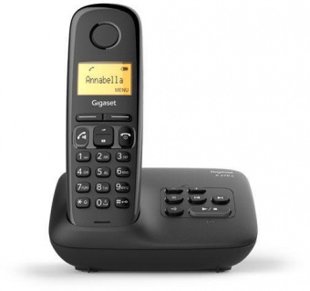 Р/Телефон Dect Gigaset A270A AM RUS черный автооветчик АОН от магазина РЭССИ