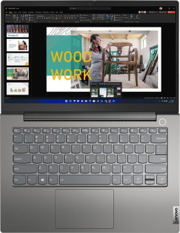 Ноутбук Lenovo Thinkbook 14 G4 IAP Core i5 1235U 16Gb SSD512Gb Intel Iris Xe graphics 14" IPS FHD (1920x1080) Windows 11 Professional 64 grey WiFi BT Cam (21DH00AKAU) от магазина РЭССИ