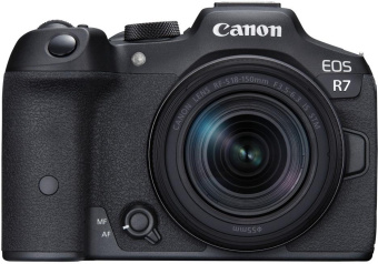 Фотоаппарат Canon EOS R7 черный 32.5Mpix 2.95" 4K WiFi RF-S 18-150mm f/3.5-6.3 IS STM LP-E6NH от магазина РЭССИ