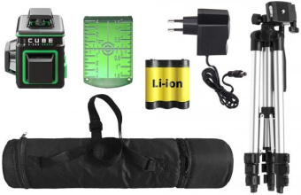 Лазерный уровень ADA Cube 3-360 GREEN Professional Edition А00573 от магазина РЭССИ