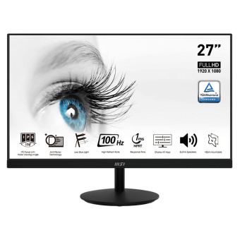 Монитор MSI 27" Pro MP271A черный IPS LED 1ms 16:9 HDMI M/M матовая 300cd 178гр/178гр 1920x1080 100Hz VGA DP FHD 3.9кг от магазина РЭССИ