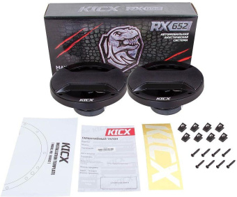 Колонки автомобильные Kicx RX 652 150Вт 91дБ 4Ом 16см (6.5дюйм) (ком.:2кол.) коаксиальные двухполосные от магазина РЭССИ