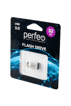 Носитель информации PERFEO PF-M11MS032 USB 3.0 32GB M11 Metal Series BL1 от магазина РЭССИ