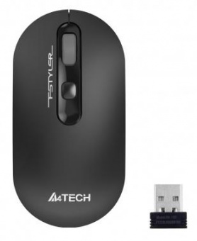 Мышь A4Tech Fstyler FG20 серый оптическая (2000dpi) беспроводная USB для ноутбука (4but) от магазина РЭССИ