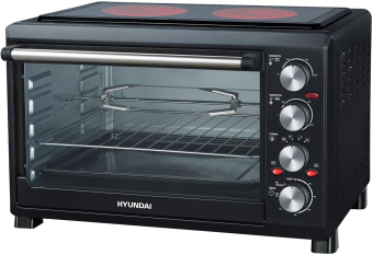 Мини-печь Hyundai MIO-HY086 38л. 1600Вт черный от магазина РЭССИ
