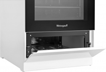 Плита Электрическая Weissgauff WES E2V12 WS белый стеклокерамика от магазина РЭССИ