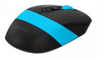 Мышь A4Tech Fstyler FG10S черный/синий оптическая (2000dpi) silent беспроводная USB для ноутбука (4but) от магазина РЭССИ