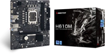 Материнская плата Biostar H610MH D5 Soc-1700 Intel H610 2xDDR5 mATX AC`97 8ch(7.1) GbLAN RAID+VGA+HDMI от магазина РЭССИ