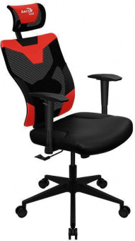 Кресло игровое Aerocool Guardian черный/красный сиденье черный эко.кожа/сетка крестов. нейлон от магазина РЭССИ