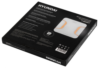 Весы напольные электронные Hyundai H-BS03871 макс.180кг белый от магазина РЭССИ