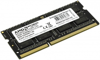 Память DDR3 8Gb 1600MHz AMD R538G1601S2S-U RTL PC3-12800 CL11 SO-DIMM 204-pin 1.5В dual rank Ret от магазина РЭССИ