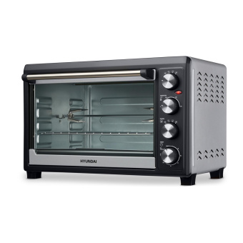 Мини-печь Hyundai MIO-HY076 45л. 2000Вт серебристый/черный от магазина РЭССИ