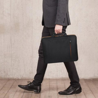 Сумка-портфель с отделением для ноутбука 17.3" BRAUBERG Office черная 44x34x6 см 270826 от магазина РЭССИ