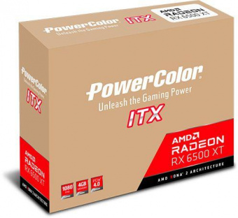 Видеокарта PowerColor PCI-E 4.0 AXRX 6500XT 4GBD6-DH AMD Radeon RX 6500XT 4096Mb 64 GDDR6 2610/18000 HDMIx1 DPx1 HDCP Ret от магазина РЭССИ