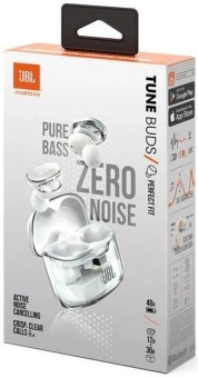 Гарнитура внутриканальные JBL Tune Buds Ghost белый беспроводные bluetooth в ушной раковине (JBLTBUDSGWHT) от магазина РЭССИ