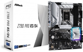 Материнская плата Asrock Z790 PRO RS/D4 Soc-1700 Intel Z790 4xDDR4 ATX AC`97 8ch(7.1) 2.5Gg RAID+HDMI+DP от магазина РЭССИ